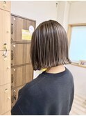 【morio成増 セリザワ】ぱっつんボブ プレイングカラー