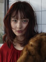 アンドスタイル(&style)&nbsp;【江藤】レッドブラウン　レイヤーカット