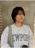 イメチェン/ピンクベージュ/アンブレラカラー/前髪/千葉駅