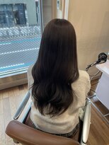 アクシス 栄店(`AXIS)&nbsp;森崎ミルクティーブロンド/ダークブルー/デジタルパーマ/栄