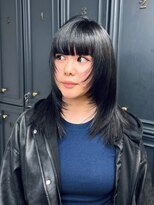 ミムデオム(MIMU de HOMME)&nbsp;お顔周りレイヤー/似合わせカット/ロングレイヤー