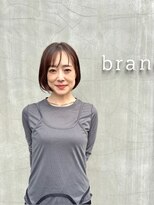 ブランチヘアー(branch hair)&nbsp;ミニボブ×シースルーバング