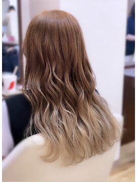 スワン山の田 ミルクティー×グラデーションカラー