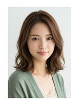 スパークル センター南(Sparkle)&nbsp;外ハネミディアムスタイル