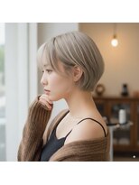 VIM hair 西原店【ヴィム ヘアー】【10月中旬 OPEN(予定)】 トレンドスタイル♪ショート×透明感ブリーチカラー◎