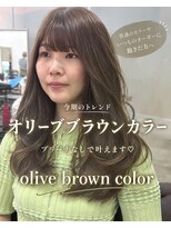 ムエベ(MUEBE) オリーブカラー×レイヤーヘア×髪質改善トリートメント