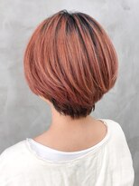 ソーコ 渋谷(SOCO)&nbsp;※大人かわいい　丸みショートピンクベージュボブ＜徳竹＞