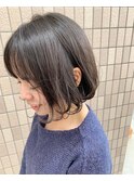 ミニボブ♪アッシュグレージュ