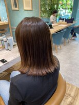 ロンドフルール 大宮東口(Lond fleur)&nbsp;【Lond fleur 山本翔一郎】外ハネが可愛いパツッとミディアム