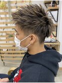 【cuzKLUB】ツーブロックショート×ハイライト