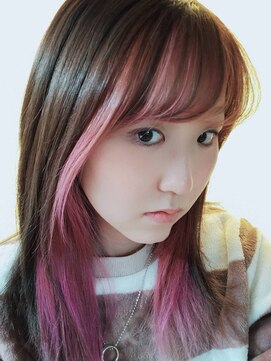 マイン ヘアアンドリラックス(mine) インナーフロントカラーレイヤー