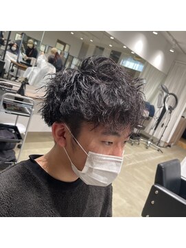 ケーオーエスピンク(K O S pink) マッシュ×パーマ