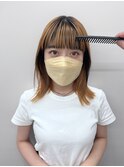 オレンジヘアーとローライト