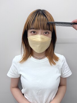 ルッカヨドヤバシ(RUCCA yodoyabashi) オレンジヘアーとローライト