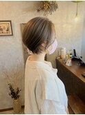 乾かすのみで可愛いショート