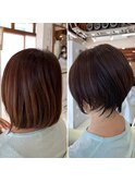 美髪ボブショート