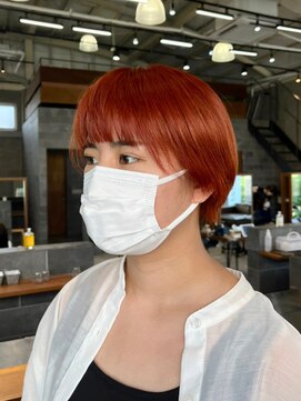 マジコ 下北沢本店(Magico) ダブルカラーピンクベージュケアブリーチハイトーン髪質改善