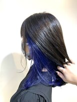 アズール 草加(azule)&nbsp;インナーカラー　青紫