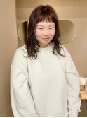 ブリーチ無しでレッドカラーに◎