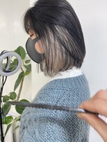 エリマバイフィフス 調布(elima by fifth) インナーカラーイヤリングカラーダブルカラーケアブリーチ前髪