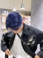 フレームプラス 御堂筋難波店(FRAME +)&nbsp;1ブリーチ/ネイビーブルー