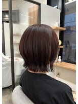 シアアルン 新小岩店(SHEER alun)&nbsp;レイヤーボブ/艶カラー/SHEERalun新小岩店
