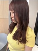10代20代/チェリーレッド/ワインレッド/韓国巻/暗めカラー