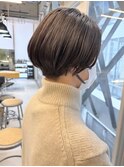 【stylist園田】前髪長めショートbob