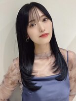 ノイ(noi)&nbsp;顔周りレイヤーカットくびれヘアミルクティーベージュカラー