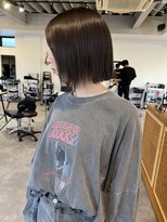 ナンバー(number+)&nbsp;メルティーカラー小顔切りっぱなし大人ボブ