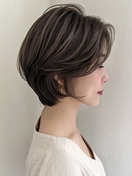 アルトリスト(Altruist Aging×HAIR&SPA) ☆イメチェンピンクベージュアンブレラカラー前髪クールショート