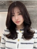 大人かわいい韓国くびれヘア【肥田亜沙美】