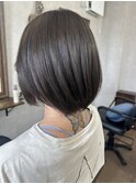 ダークグレージュ【宇都宮/透明感カラー/ショート】