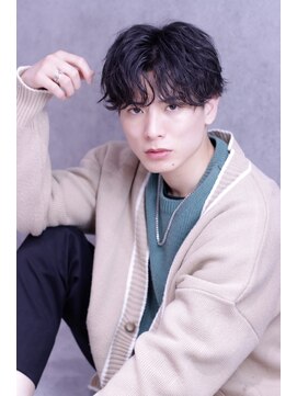 リップスヘアー 梅田(LIPPS hair) 無造作コンマセンターパート