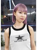 Fancy Pink ハイトーンカラーBob