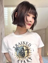 サイン 渋谷(SIGN)&nbsp;20代/韓国ボブ/レイヤーボブ/タッセルボブ/透明感カラー