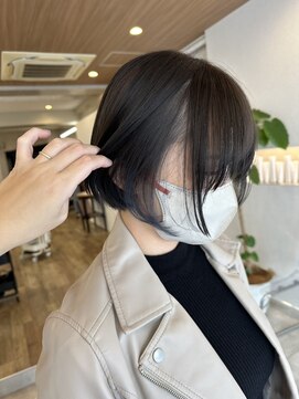 ウタリ(utari) 透け感アッシュグレー【難波 桜川/髪質改善】