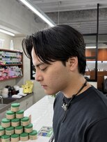 ニコ トウキョウ ロジック(nico TOKYO Logic)&nbsp;メンズセンターパート曲がる縮毛矯正アップバング