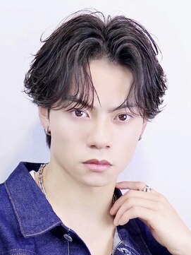 フェザーショート フェザーパーマ コンマバング