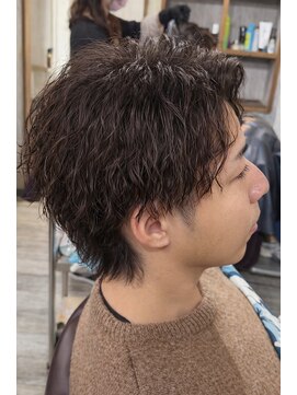 デルフィーノ ヘアーパフォーム(delfino hair perform) メンズパーマツイストスパイラルウルフ