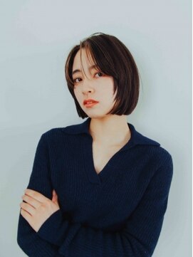 エーバイフー 江坂店(A BY WHO) A BY WHO 江坂/透明感カラー/切りっぱなしボブ