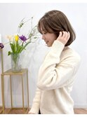 大人ボブ　耳掛け