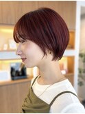 コンパクトショートカット丸みショートくびれショートボブ表参道