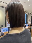 切りっぱなしボブ