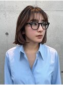大人ボブ/レイヤーボブ/白髪ぼかし＃30代＃40代
