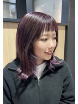 スーリール 西大分店(Sourire) 【sourire西大分】ブリー1回でつくる カシスピンク