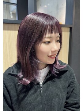スーリール 西大分店(Sourire) 【sourire西大分】ブリー1回でつくる カシスピンク