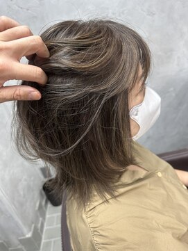 アヤメ 巣鴨店(ayame) (ayame巣鴨)白髪ぼかしハイライト_セミロング_tokio_巣鴨5
