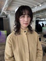 オルネ 代官山(OLUNE)&nbsp;顔周りレイヤー×ニュアンスパーマ