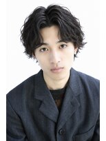 ソレイユ(Soleil)&nbsp;ショート/メンズ/刈り上げ/30代/20代/オフィス/パーマ/黒髪